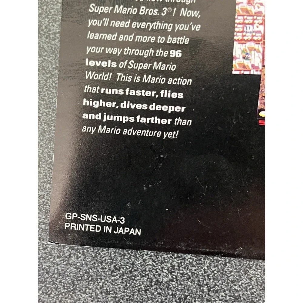 1993 Super Nintendo SNES Star Fox Power Club Poster Game Box Insert GP-SNS-USA-3